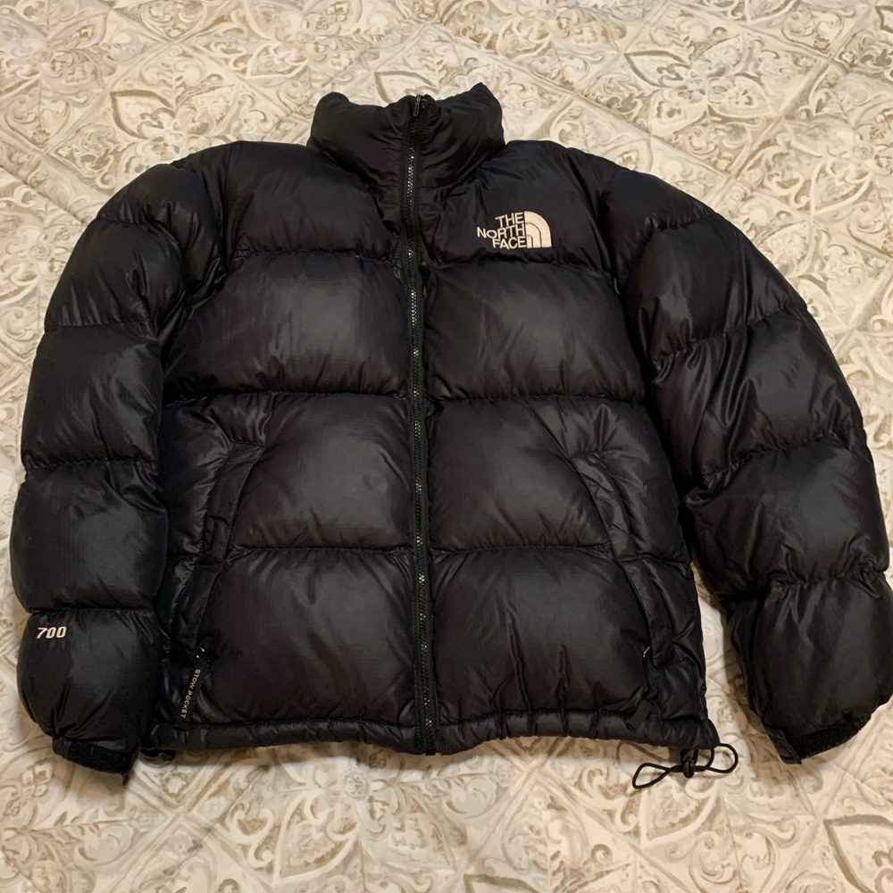 Northface 700 series black down jacket